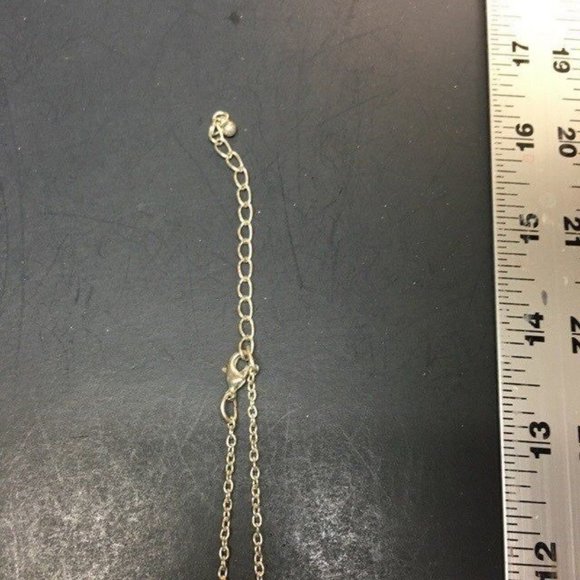 Star Beaded Necklace As Is Pink Pearl Purple Enamel Beige Silver Chain Barbie - Picture 10 of 10